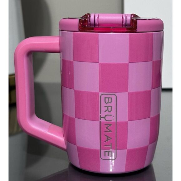 LIMITED EDITION BruMate Müv 15oz, PINK CHECKER - Picture 3 of 5